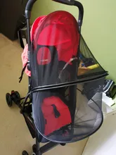Universal bebé Red Anti-mosquitos para carrito de verano malla volar protección contra insectos para Yoyo Yoya Plus Bugaboo Cybex y 99% asientos de seguridad