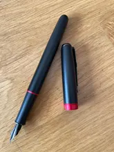 Pluma estilográfica JINHAO 75 de lujo, pluma para cenizas a cuadros, Flecha de acero de tungsteno, pluma negra, tinta clásica, suministros escolares de oficina, bolígrafo