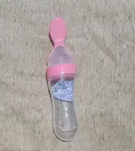 Cucharas de silicona para alimentar a niños pequeños, alimentador, botella, gotero, cubiertos, utensilios y accesorios para recién nacidos y bebés