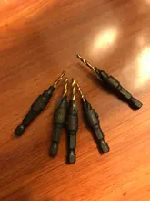 Drill-Bit-Set Countersink-Drill Pilot-Holes Woodworking A-Wrench Screw-Sizes with 5pcs