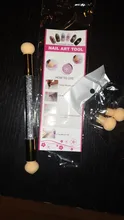 STZ-Juego de pinceles para uñas con degradado, brochas para manicura, Gel acrílico, purpurina, herramientas de punteo, n. ° 945-1