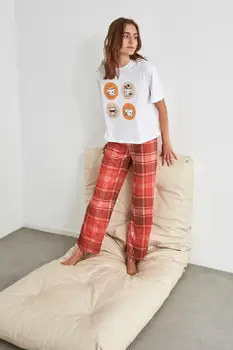 

Trendyol Plaid Knitted Pajamas Set THMAW21PT0309