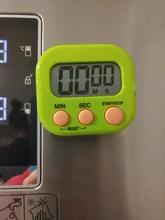 Temporizador de Cocina Digital, soporte magnético de respaldo, alarma de cuenta atrás, minilcd, alarma fuerte de dígitos grandes para cocinar, hornear, deportes, 1 ud.