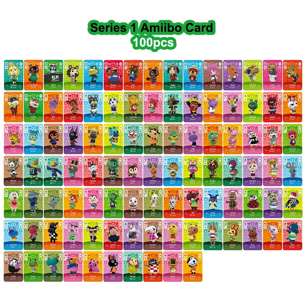 Animal Crossing Amiibo Cards Series 5 Small Villager Amiibo Card Full Set Animal  Crossing Nfc Tag Game Cards For Nintendo Switch - Accessories - AliExpress
