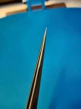 Pinzas puntiagudas de acero inoxidable alargadas, Grado Industrial, 18CM, para herramienta de reparación de teléfonos móviles