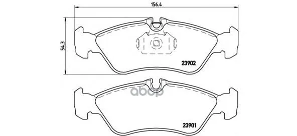 Колодки Тормозные Дисковые Brembo P50082 Brembo арт. P50082