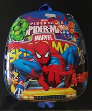 Bolsa Escolar de dibujos animados de Disney para niños y niñas de guardería, bonita mochila de dibujos animados de la princesa frozen, Spiderman