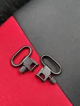 Adaptador de montaje giratorio QD, 2 unids/lote, Metal, correa de pistola desmontable rápida, anillo de montaje para Rifle, escopeta, accesorios para pistola de caza