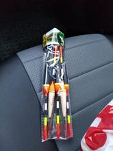 FTK Barguzinsky abeto de luz en la oscuridad 5 unids/lote pesca Float longitud 19-23cm flotador peso 2g-g 6 para la pesca de la carpa