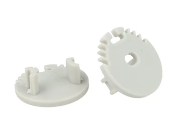 

Couple caps ear tips for closures profile aluminum bar end round BA6002