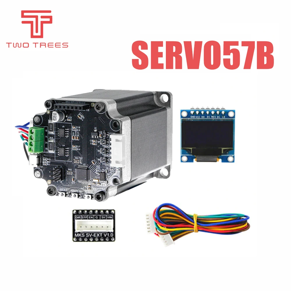 STM32 57 closed-loop stepper motor set 3D printer parts MKS SERVO57B servo with OLED direct use | Компьютеры и офис