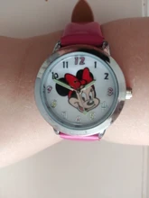 Reloj colorido de dibujos animados para niñas y niños, 8 colores de caramelo, bonito, Mickey, Infanti