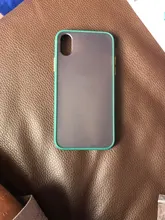 Funda de teléfono N1986N para iPhone, carcasa protectora de PC duro mate con marco de Color contrastante para 12 Mini 12 11 Pro X XR XS Max 7 8 Plus 6 6s SE 2
