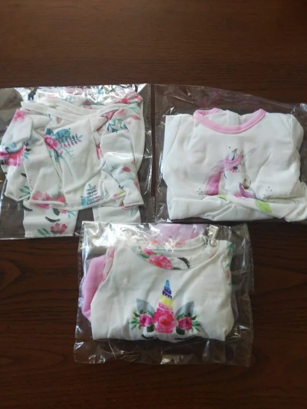 Lalka ubranka dla dzieci jednorożec Kitty sukienka Fit 18 Cal American & 43 CM Reborn noworodki laleczka bobas OG dziewczyna lal