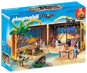 

PLAYMOBIL- Pirates construction figures & sets, carbon Color (70150)