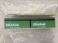 DIANA-Mira telescópica para rifle de caza, visor óptico táctico con punto verde y rojo ajustado a carril con alcance 2x40, 3x42, 3x44, 1x40 para 11/20mm