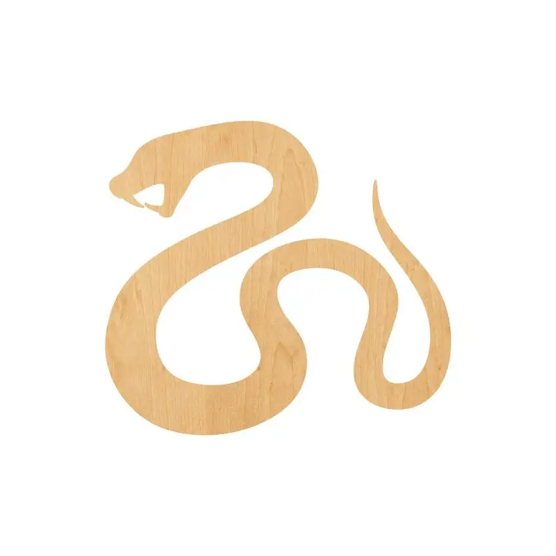 Serpent лазерная резка деревянная форма ремесло поставка-Незавершенный