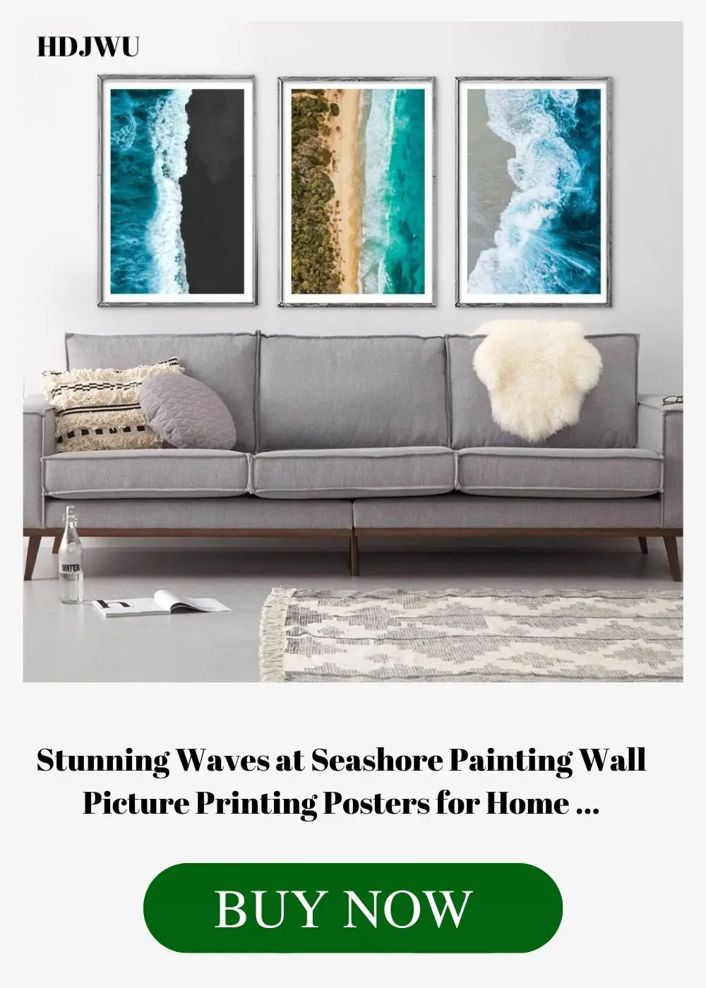 Art Home Decor Canvas Painting Wall Picture Simple Elk Sketch Printing Wall..