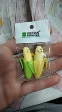 Goma de borrar con motivos frutales para niños, lápiz con motivos frutales, 2 uds.