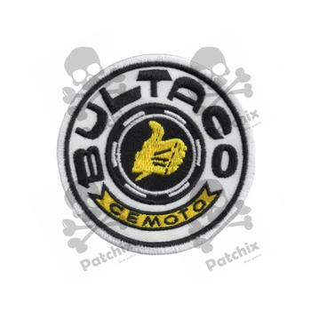 

BULTACO LOGO PARCHE BORDADO, iron patch, gestickter patch, patch brode, remendo bordado, toppa ricamata