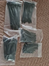 Bridas de nylon para cables, autosujección, 3x60, 3x80, 3x500, 3x100, 3x120mm, 150 unidades