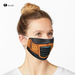 Half Life helmet Mask Face Filter Pocket Cloth Reusable Washable