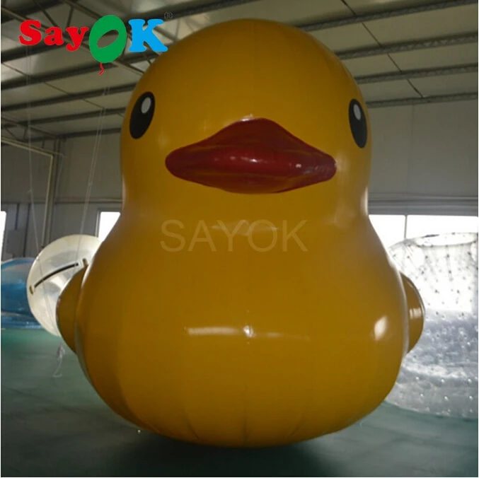 SayOK 3 м/10ft высотой гигантские желтая надувная утка для коммерческой рекламы и выставки мультфильм модель украшения