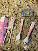 Palillos de entrenamiento de dibujos animados para bebés principiantes, diseño de animales de silicona de grado alimenticio, vajilla de aprendizaje, 1 Uds.