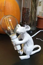 Table-Lamp Desk-Lights Mouse Postmodern Animal Seletti Home-Decor Resin Small Mini Cute