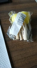 4 unids/set DIY de madera esponja amarillo pintura cepillo de pintura sello con mango de madera cepillo esponja niños herramienta de pintura