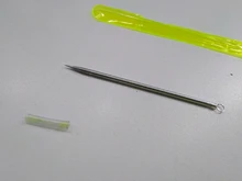 Juego de agujas para extraer espinillas, corrector de acné, acero inoxidable, manchas negras, Comedone, herramientas de limpieza Facial, 4 Uds.