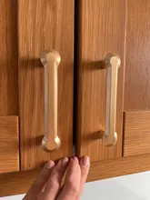 KAK Zinc Alloy Pearl Gold Cabinet Knobs Kitchen Door Handles Drawer Cupboard Door Handle