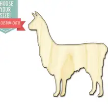 10Llama Alpaca Animal- Custom Choose Your Size- Laser Cut Wooden Art Craft Supplies Wall Hanging Decor Wedding Nursery DCS0587