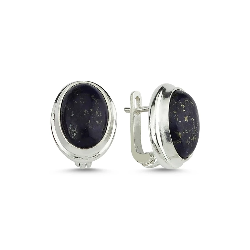 

Armagano Lapis Lazuli Stone Handwork Earrings