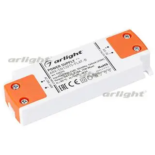 

029276 power supply arv-sn12015-flat-b (12V, 1.25a, 15W)-1 pc Arlight