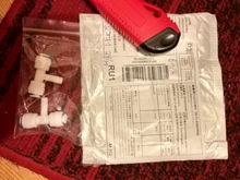 Reverse Osmosis 1/4 3/8 Hose Connection Quick Coupling 1/4 3/8 Stem L Straight Tee RO