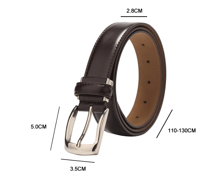 Мужской кожаный ремень Bison Denim W71123, W71122