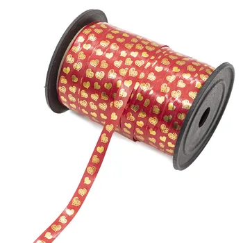 

1034613 tape simple 1/100 with metal application, Red Red Heart