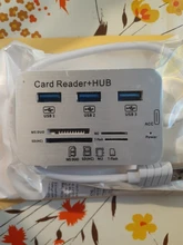 Type-C-Hub Splitter Card-Reader Usb-Hub Micro-Sd Multiple-Sd/tf-Speed Laptop 3-Ports