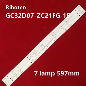 

LED Backlight strip 7 lamp For Philips 32"TV 32PHF3001 GC32D07-ZC21FG-15 32PHF3061 32PHF3021 T3212M LD32E12M 32PHF5011 32PHF5061