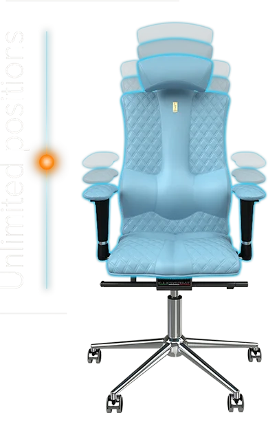Офисное кресло KULIK SYSTEM ELEGANCE Бело красный Компьютерное Облегчение и комфорт для