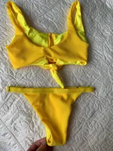 Bikini Bandage/brasileño/Sexy para mujer, traje de baño acolchado de realce, bañador de dos piezas, tankini, novedad de 2021