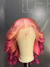 613 mechones rubios con la onda Frontal del cuerpo brasileño con el cierre miel Rubio Remy mechones de cabello humano con el cierre Frontal 10-20