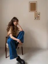 Summer T-Shirt Tees Short-Sleeve Basic Female V-Neck Women Ladies Hirsionsan 100%Cotton