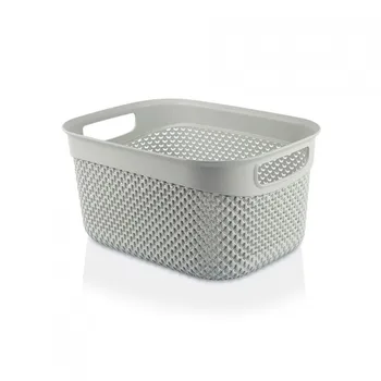 

6,6 litre 7house gray Rectangular high order basket
