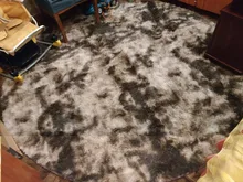 Round Rug Carpets Living-Room-Decor Modern-Mats Bedroom Faux-Fur Fluffy Shaggy-Area Long