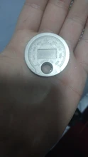 Herramienta de medición de bujía, 1 unidad, calibre de bujía, tipo moneda, rango de 0,6-2,4mm, calibre de bujía
