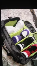 Bolsa de gimnasio para hombre y mujer, bolso de deporte para zapatillas, organizador de embalaje con compartimentos, impermeable, de nailon, venta al por mayor, 2020