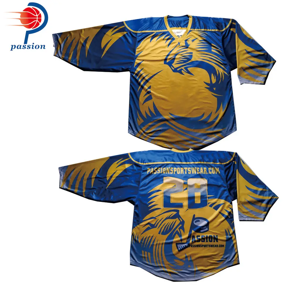 MOQ 10pcs $35 Each Custom Teamwear Ice Hockey Jerseys With Logo/Name/Number/ Sublimated Wholesale | Спорт и развлечения
