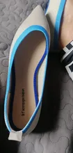 Soft Shoes Moccasin Knit Breathable Women's Zapatos De Mixed-Color